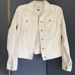 White denim jacket